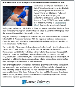 WIOA Career Pathways Success Story for New Americans