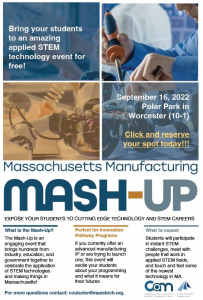 Massachusetts Manufacturing Mash-Up September 16 at Polar Park